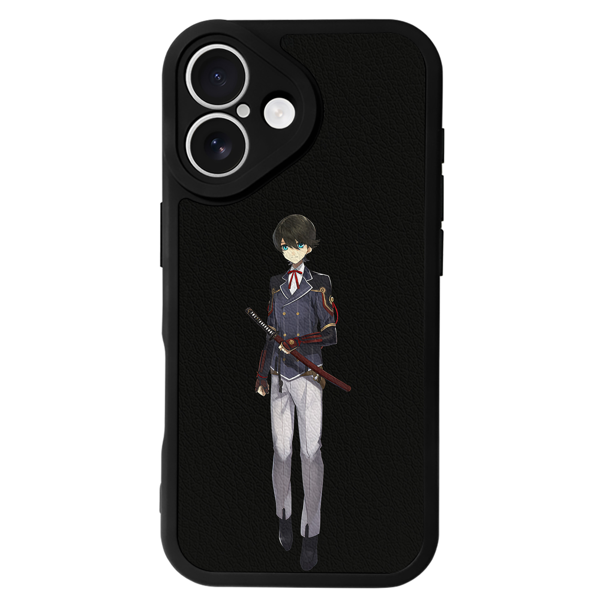 （画像用） 刀剣乱舞 Touken Ranbu 【iPhone 16シリーズ対応】シリコンスマホケース（レザー調） 材質：シリコン
